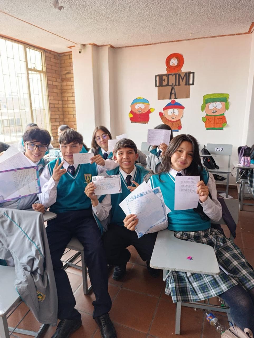 Estudiantes del Colegio León Magno